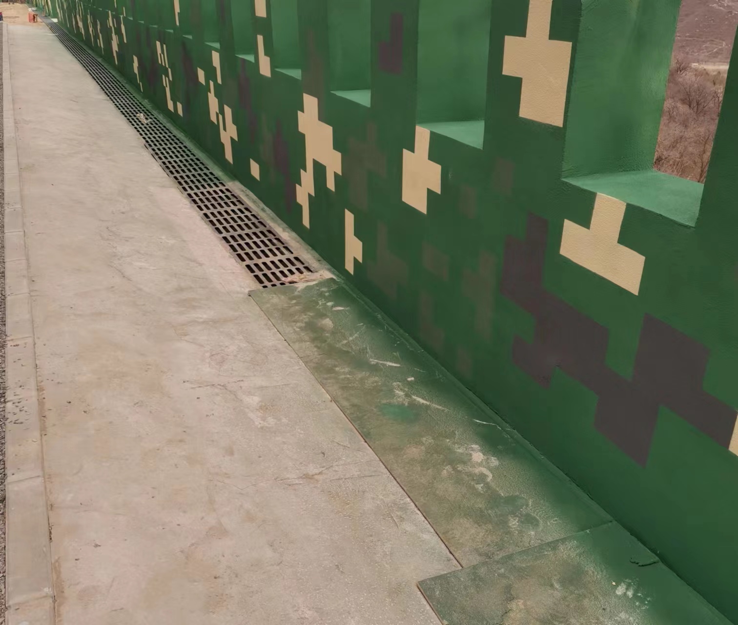 淮北围墙迷彩喷涂,数迷彩漆