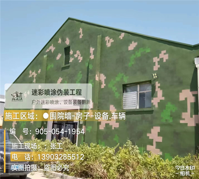 淮北外墙数码迷彩漆施工报价清单（100㎡标准墙面测算）